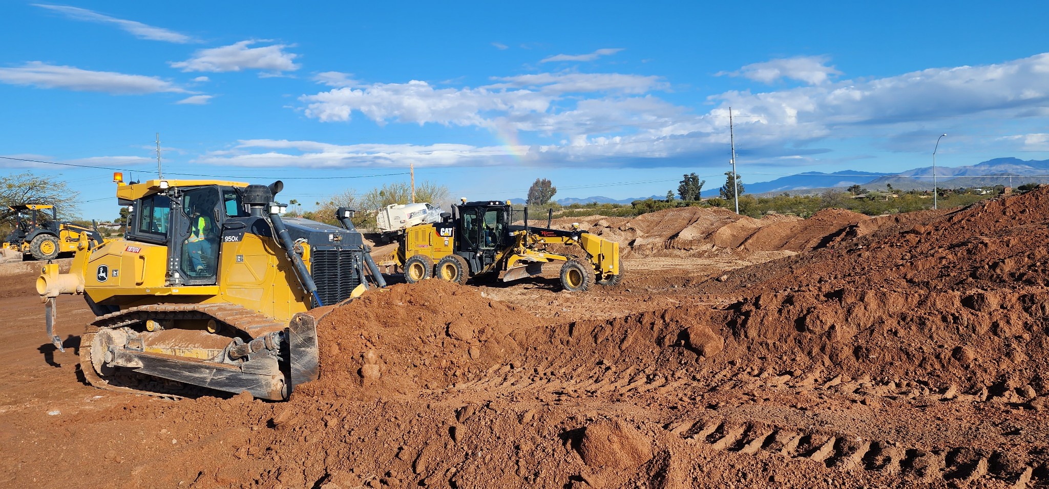 Witherow Construction jobsite equipment
